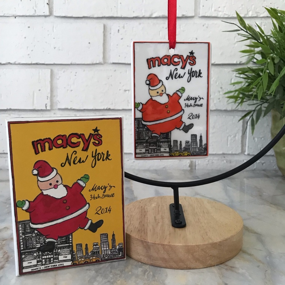 Macy's New York 34th Street 2014 Collectible Ceramic Ornament Rosanna